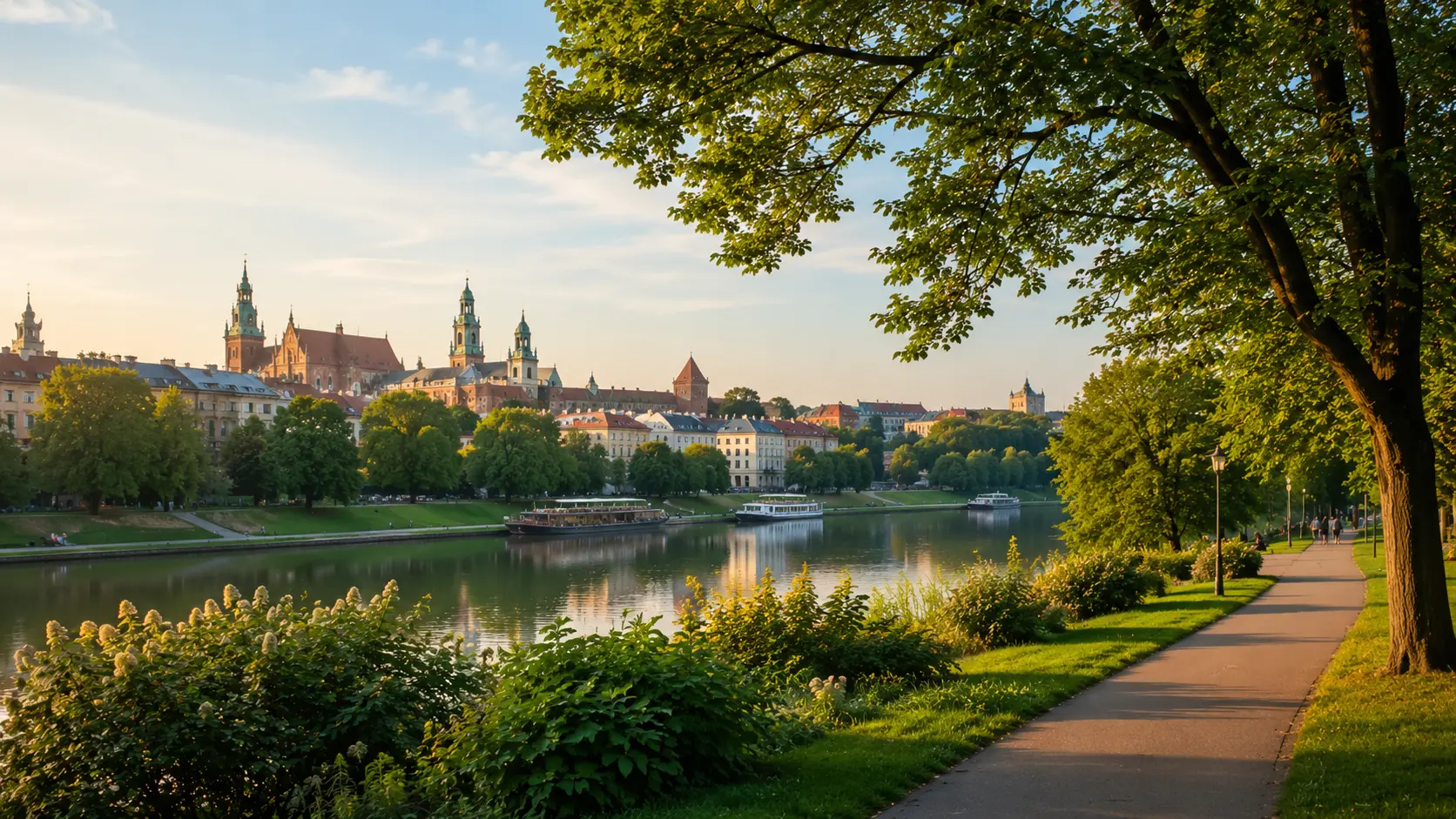 Kraków, zieleń i tereny rekreacyjne